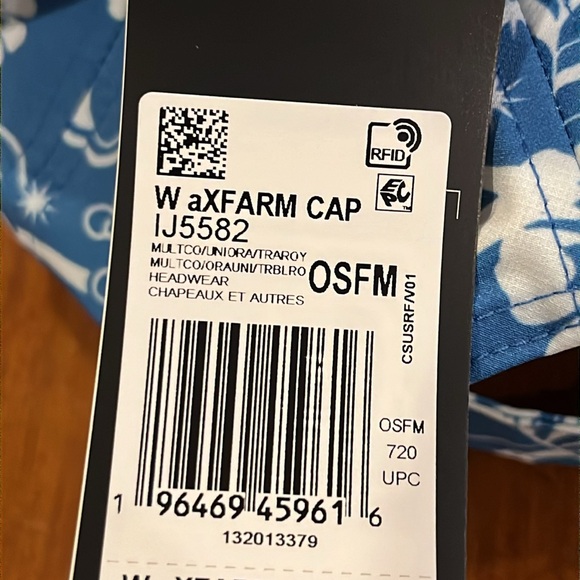 Adidas x Farm Rio Floral Hat Cap Blue Womens One Size new - Picture 13 of 13